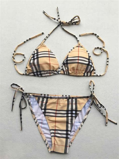 burberry bikini replica|women's burberry swimsuit.